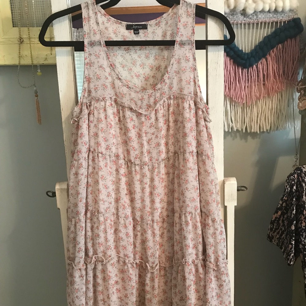 Light Pink Floral Sundress